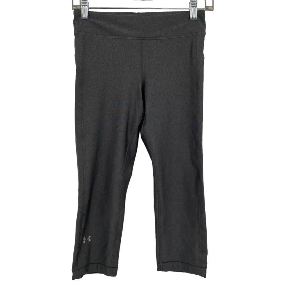 Under Armour Gray Capri Leggings Size S - Picture 2 of 6